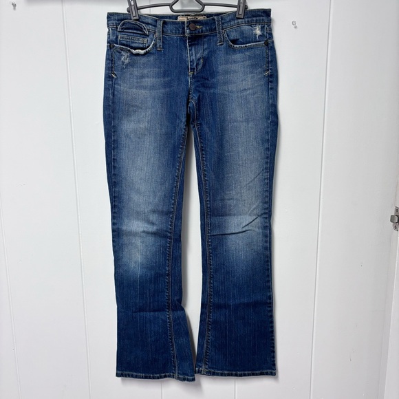 Indie Low-Rise Medium Wash Flared Jean Size 29 - Picture 1 of 7